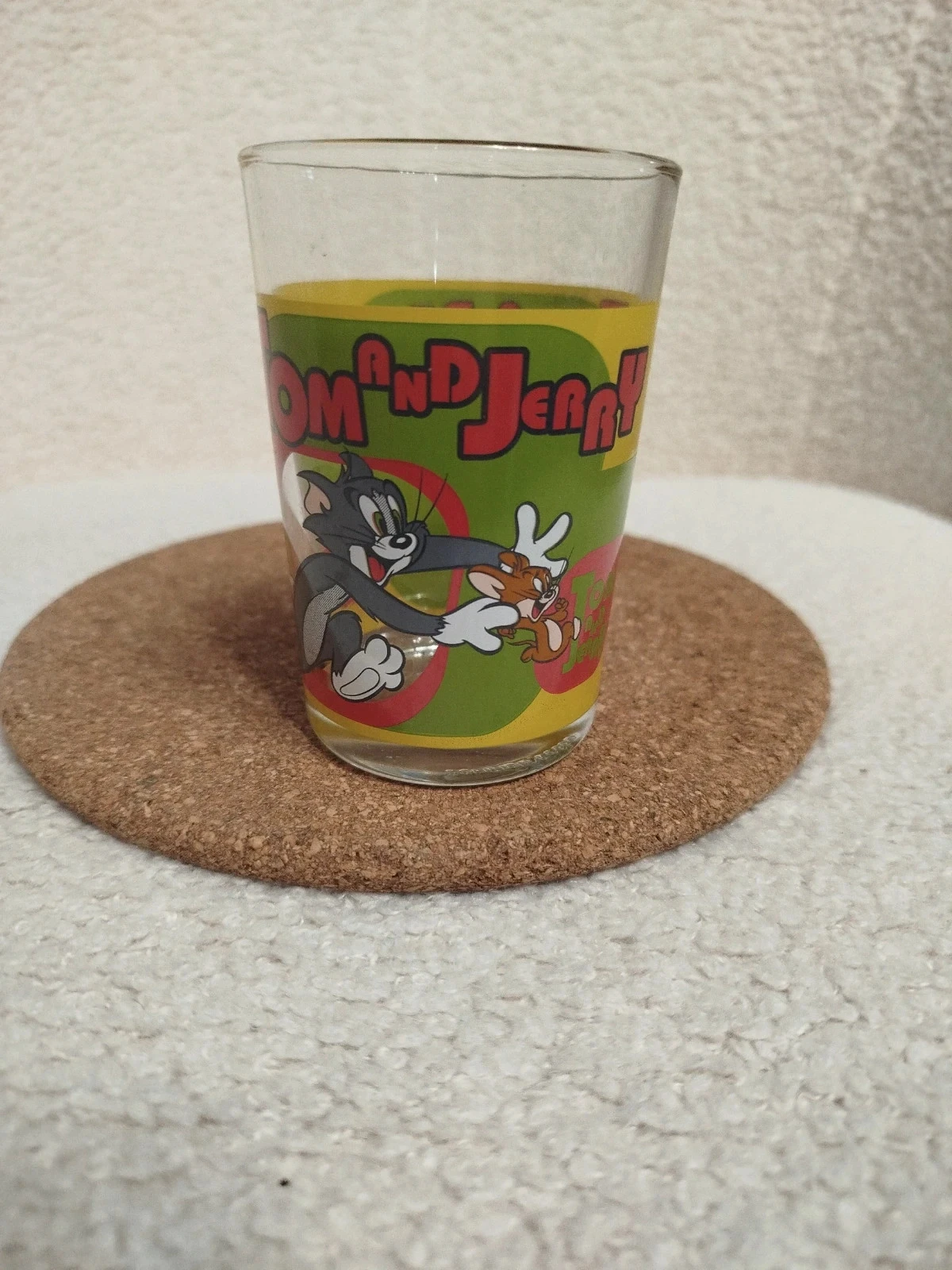 Verre coloré Tom& Jerry
